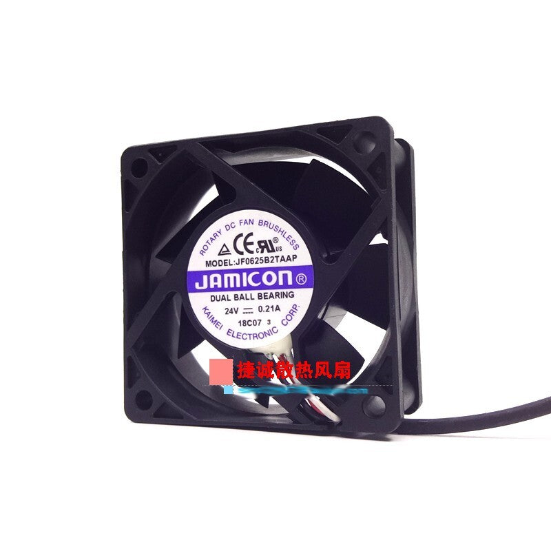 JANICON JF0625B2TAAP 24V 0.21A 6025 6CM inverter cooling fan