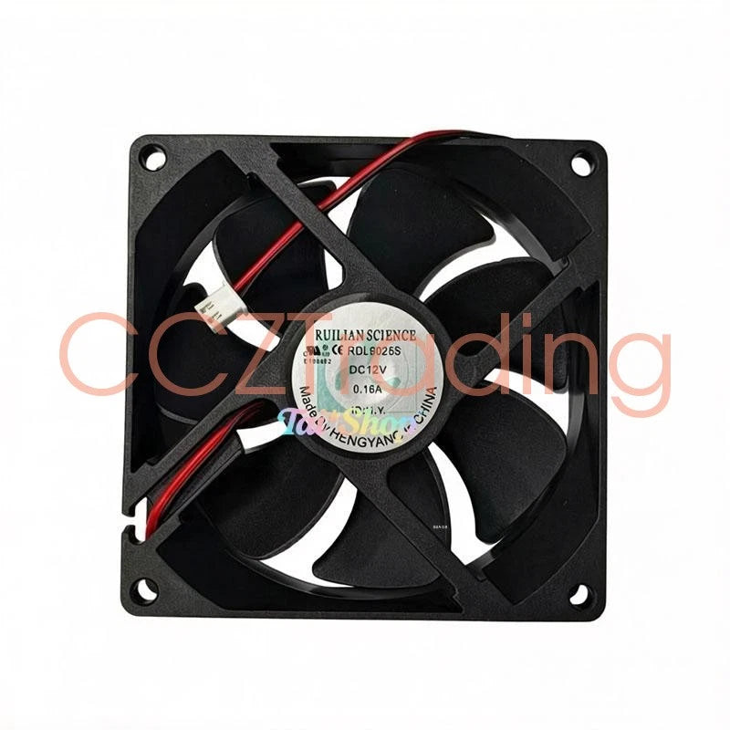 1 Pc. RDL9025S Refrigerator Cooling Fan 9025 DC12V 0.16A 9CM 2Pin