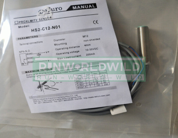 1PCS FOR Defuro proximity switch HS2-C12-N01 sensor
