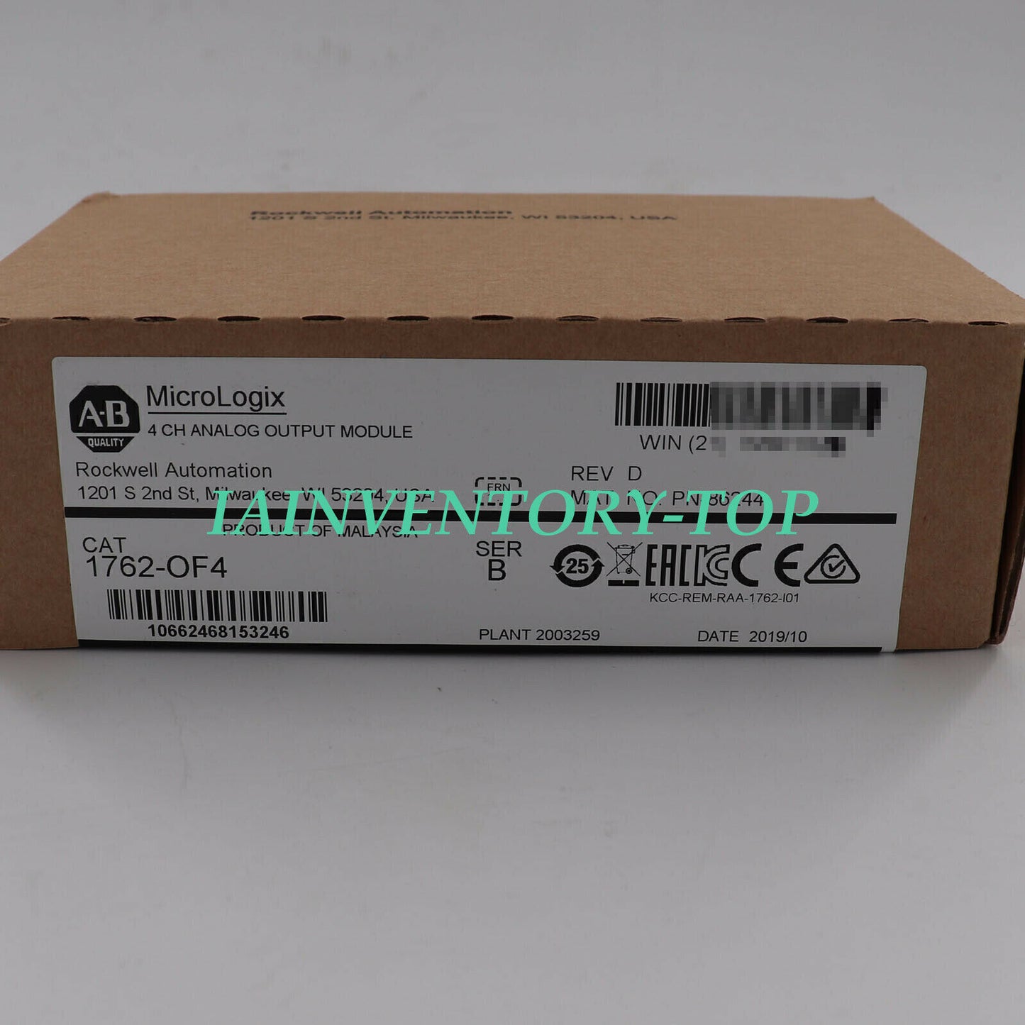 1PC NEW Sealed Allen-Bradley 1762-OF4 featuring 2 year warranty industrial component - ALLEN-BRADLEY