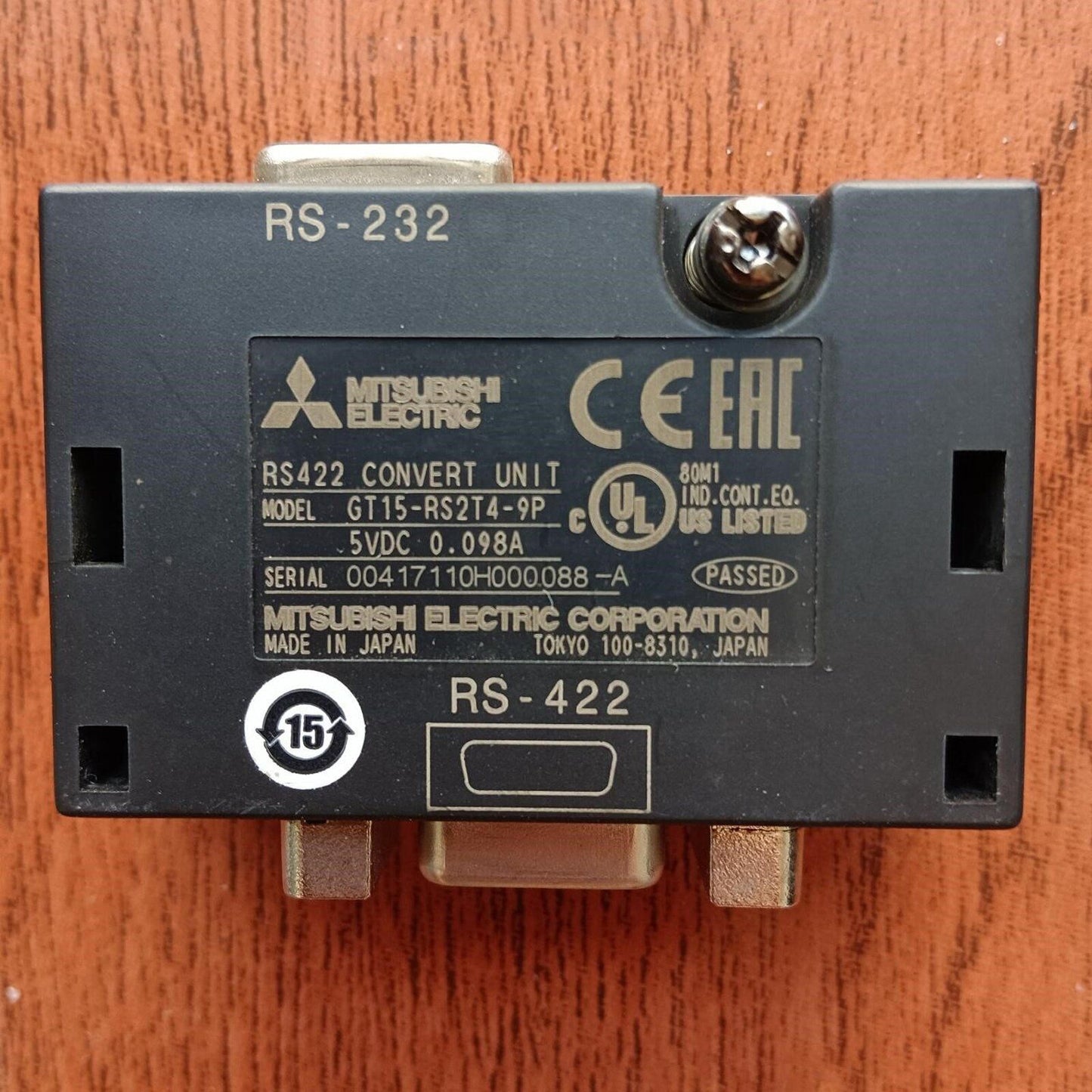 used ONE Mitsubishi Touchscreen Accessories GT15-RS2T4-9P - MITSUBISHI
