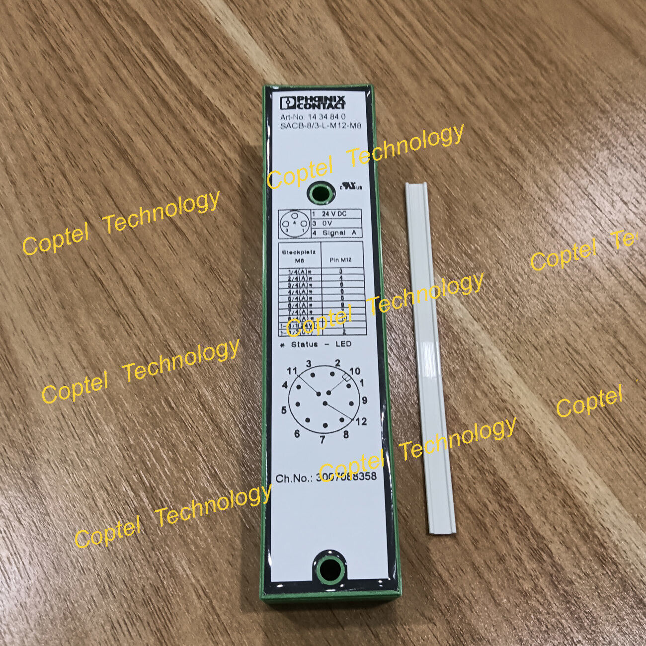 new 1Pcs SACB-8/3-L-M12-M8 1434840 - KOEED