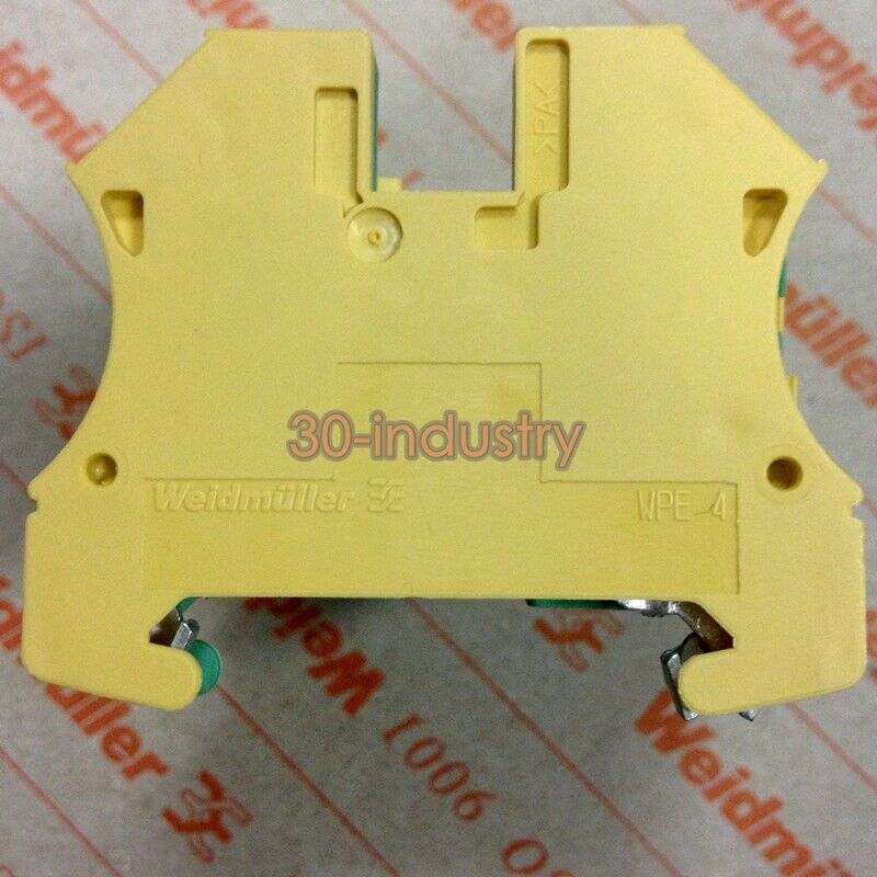 100pcs Weidmuller WPE 4 Terminal Blocks - Model 1010100000 - WEIDMULLER