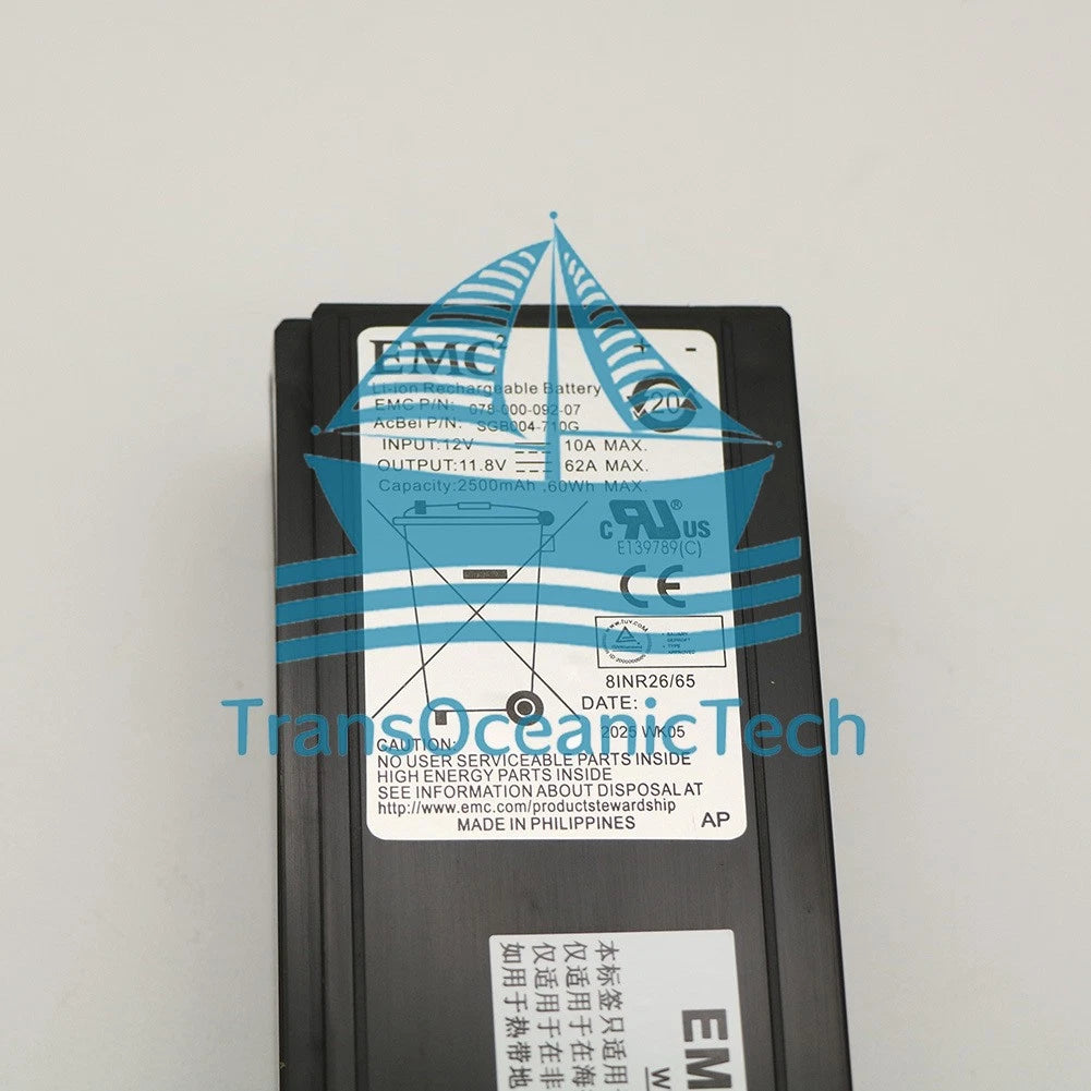 EMC 078-000-092-07 Li-Ion BBU Backup Unit 1PC