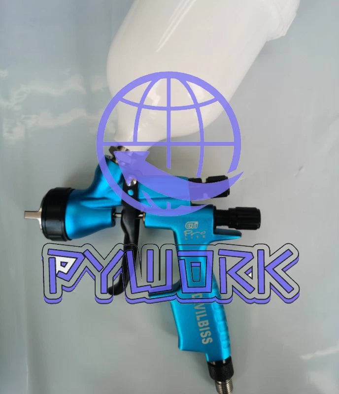 Type Paint Neptune Blue 110B 1.3mm Nozzle 600ml Cup Spray Gun Cars for Devilbiss