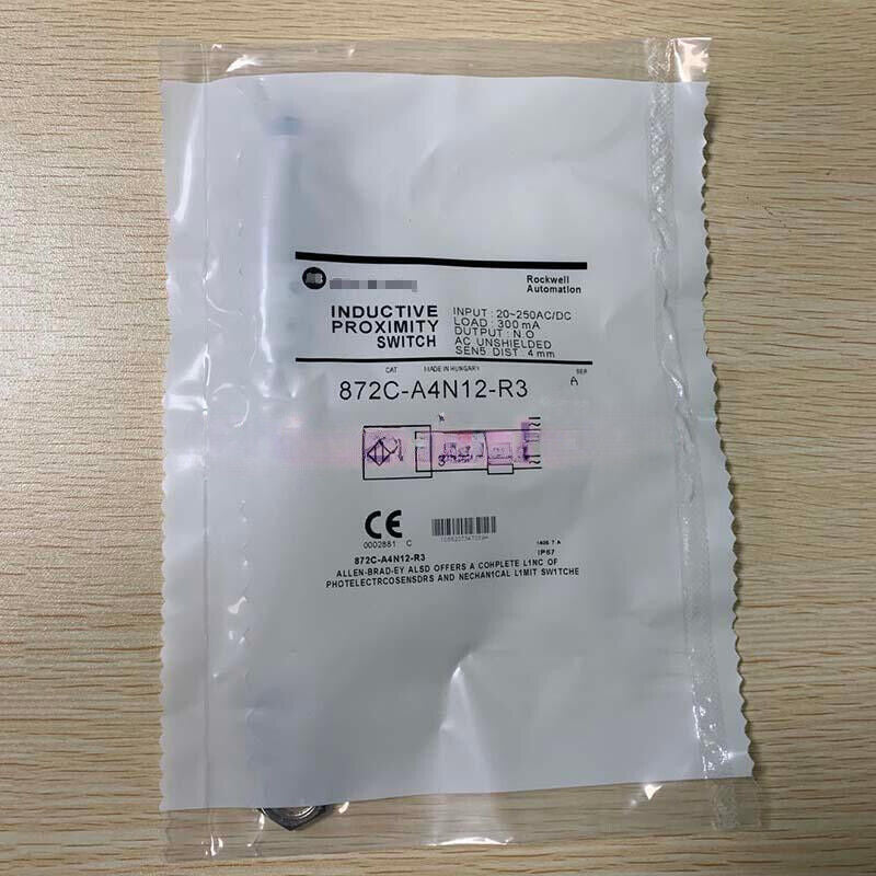new 1PCS 872C-A4N12-R3 Inductive Proximity Switch 20-250AC/DC 300mA - VENDOR NAME