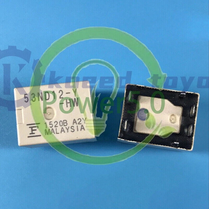 10PCS FUJITSU 53ND12-Y-HW Power Relay 12VDC 6Pin~
