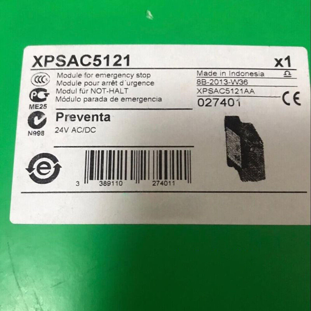 new For XPSAC5121 XPS-AC5121 24VAC/DC Safety Relay - KOEED