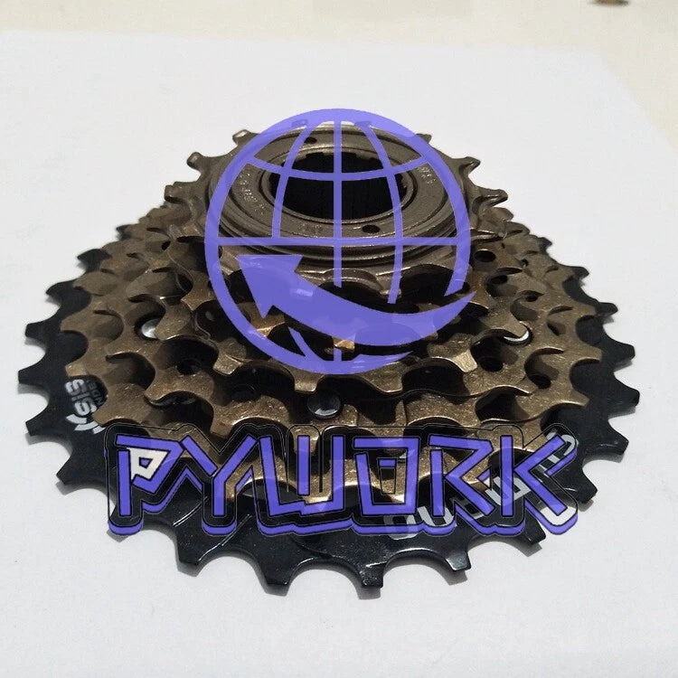MF TZ500 6 Speed Cassette Freewheel 14- 28T Index Screw On Bicycle Bike