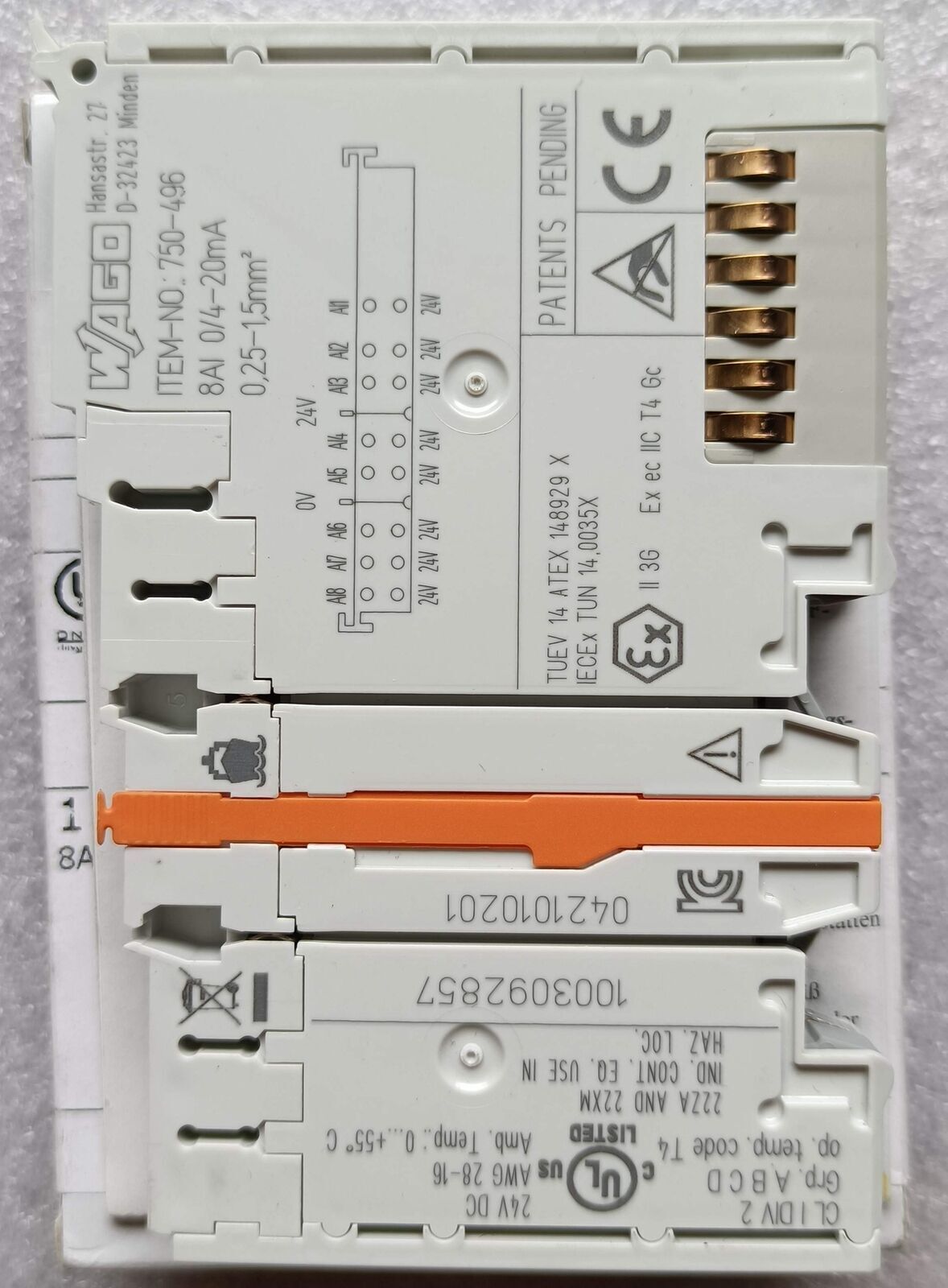 WAGO 750-496 PLC Module | High-Performance Industrial Control System - WAGO