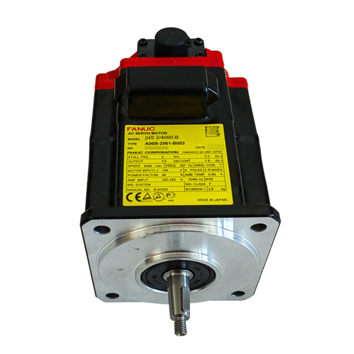 Used Fanuc A06B-2061-B003 Servo Motor A06B2061B003 – Fully Tested - FANUC