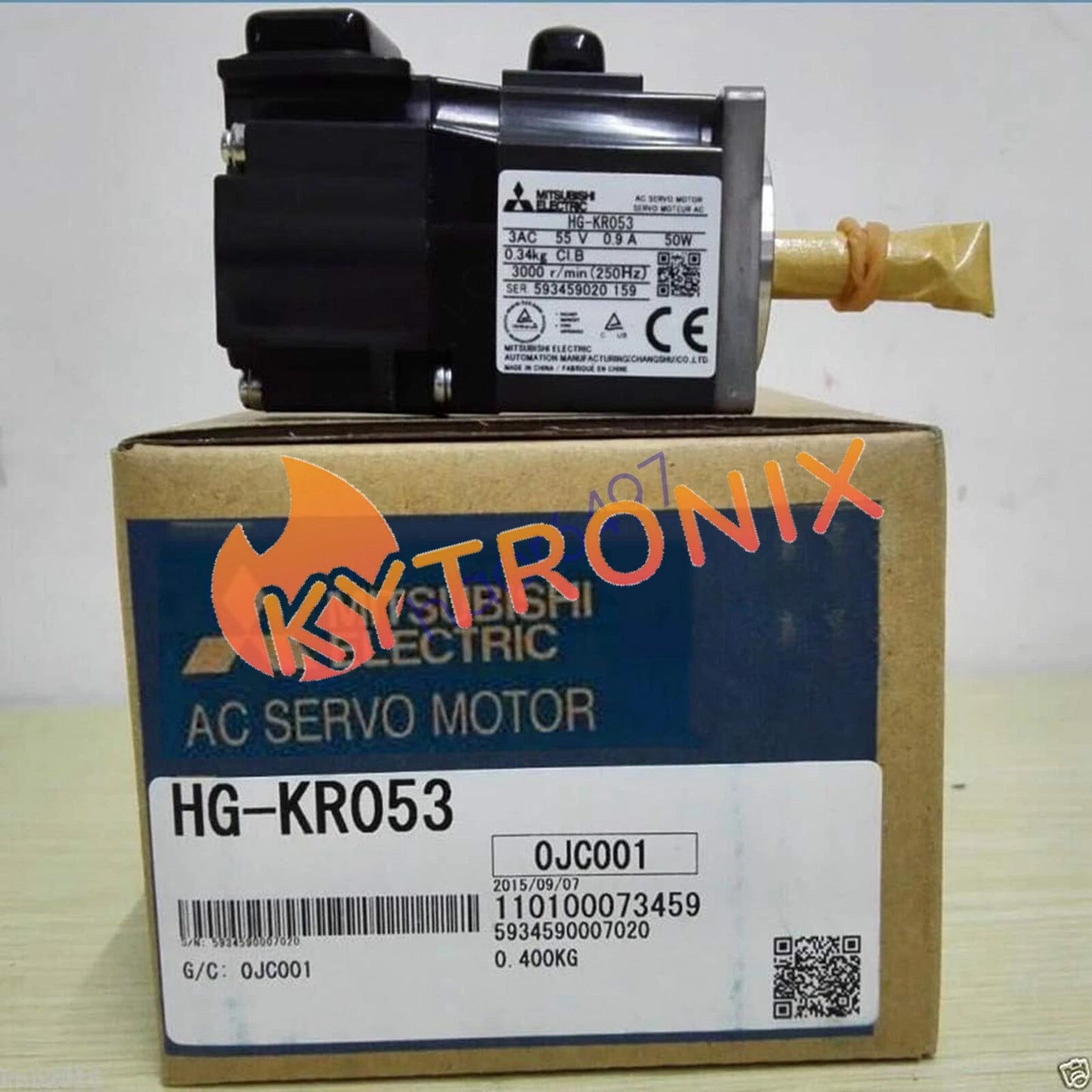 Mitsubishi HG-KR053 Servo Motor