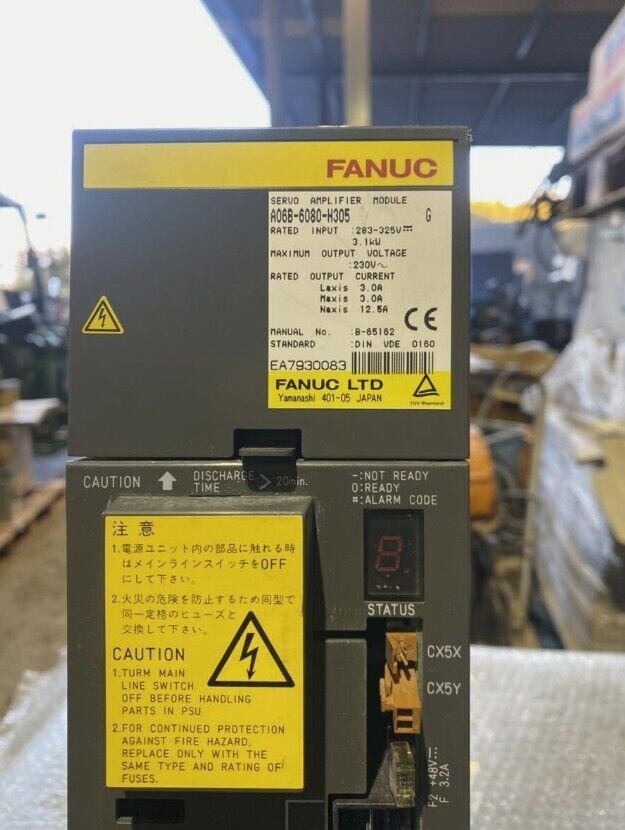 Used FANUC A06B-6080-H305 Servo Amplifier Module – Good Condition - FANUC