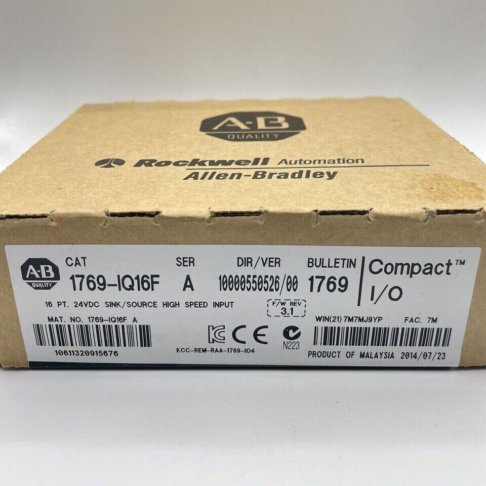AB New Factory Sealed 1769-IQ16F Module - AB NEW FACTORY