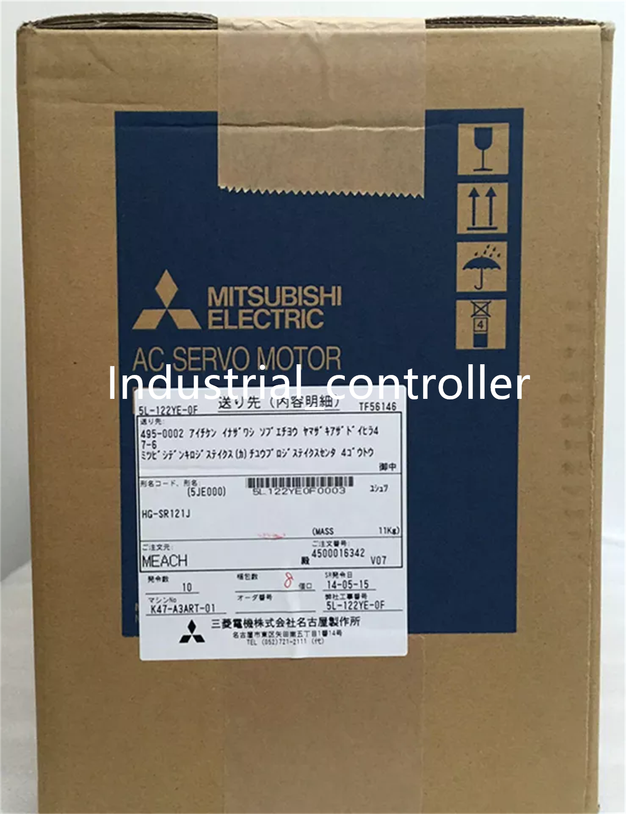 Mitsubishi HG-SR121J Servo Motor: 1PC, High-Performance Servo Motor - MITSUBISHI