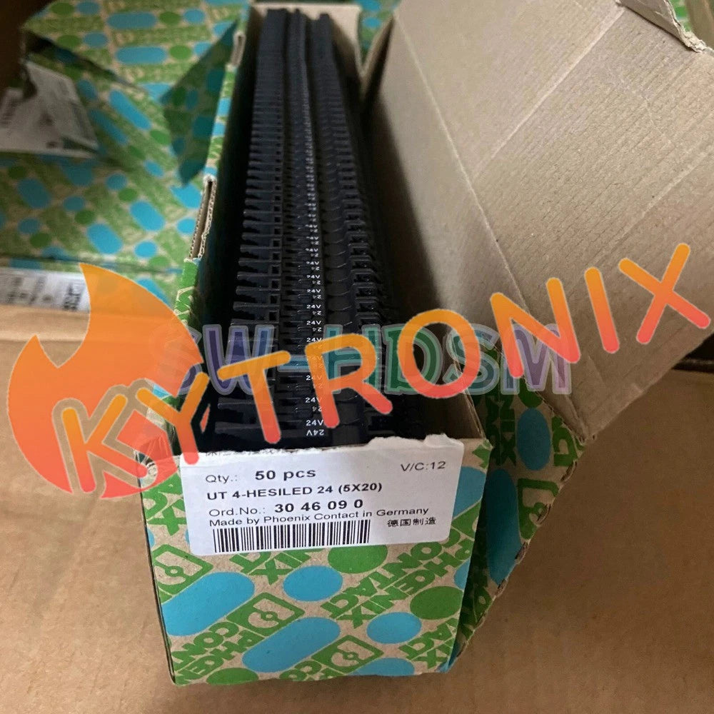 50PCS For Phoenix Contact 3046090 UT 4-HESILED 24 (5X20) fuse terminal