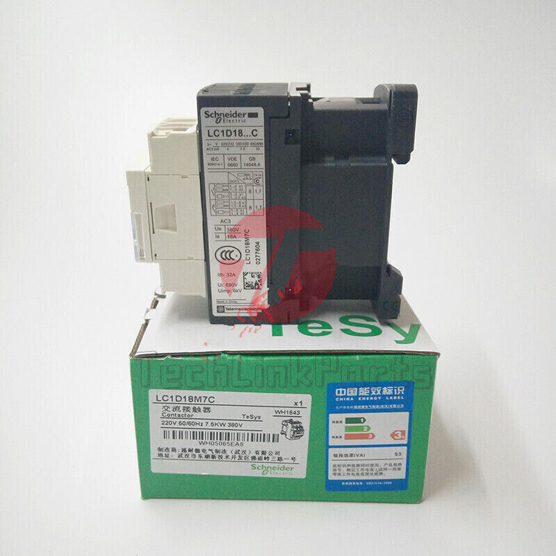 new 1PCS Schneider LC1D18M7C 220VAC Contactor - SCHNEIDER