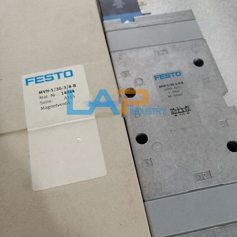 FESTO Solenoid Valve MVH-5/3G-3/8-B 14944 - 1 Piece - FESTO