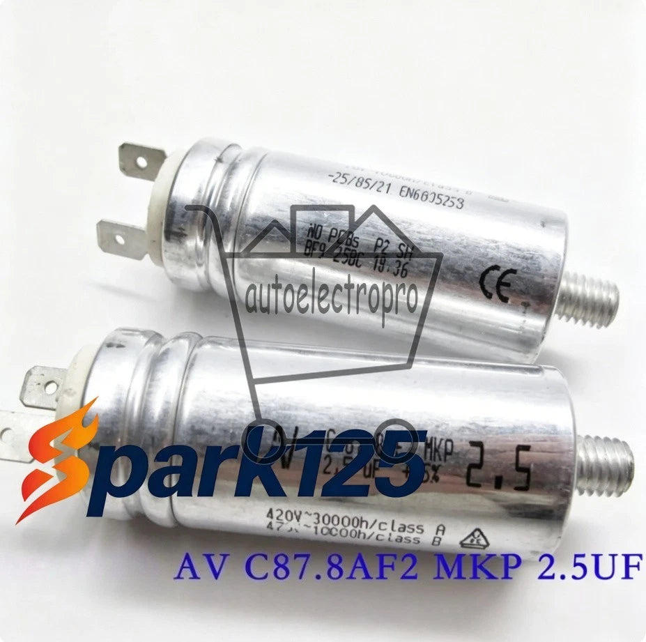 1PC FOR C.87.8AF2 MKP 2.5uF startup capacitor
