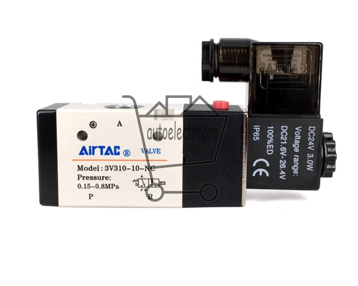1Pcs AIRTAC Solenoid Valve Air Valve 3V310-10-NC DC 12V 24V AC 110V 220V
