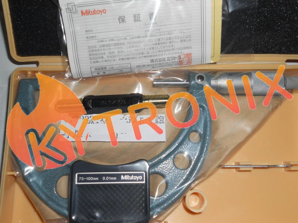 1Pcs Mitutoyo 103-140-10 Outside micrometer 75-100mm 0.01mm