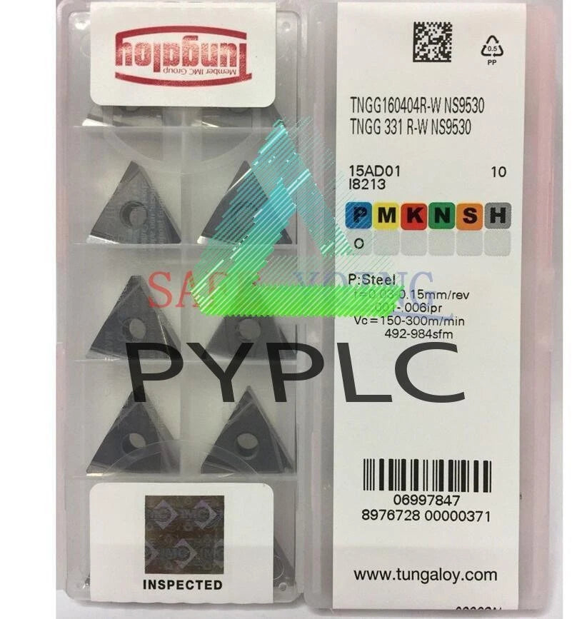 10PC Tungaloy TNGG160404R-W NS9530 CNC Carbide Inserts