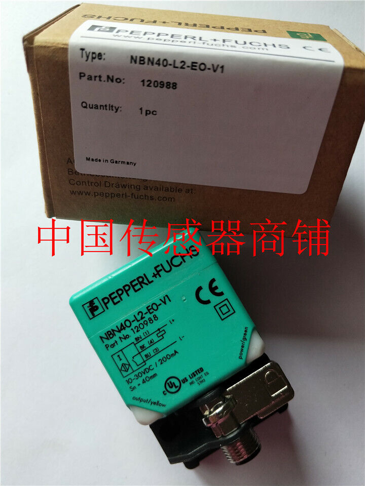 Pepperl + Fuchs Proximity Switch Sensor NBN40-L2-EO-V1 - PEPPERL + FUCHS