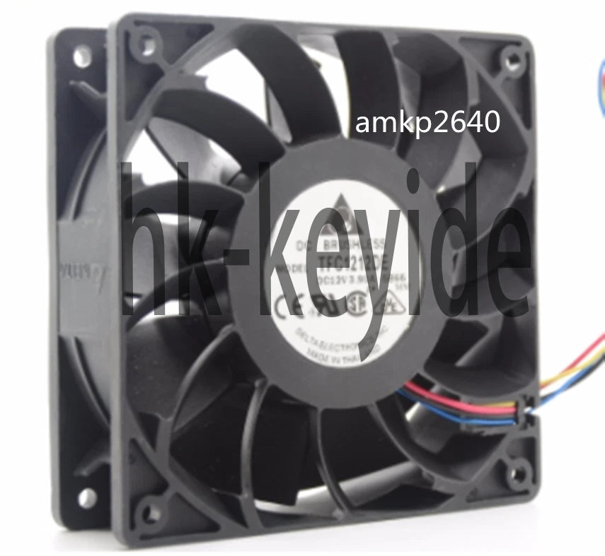 1PCS Delta PFB1212UHE 12038 12V 4.80A super large air cooling 4-wire fan