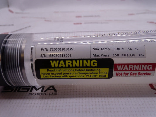 KING INSTRUMENT Flow Meter 7205019131W - KING INSTRUMENT