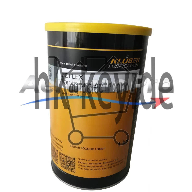 KLUBER Lubrication ISOFLEX TOPAS NB 152 Grease 1Kg ( 2.2 LB) NB152 SAFE RELIABLE