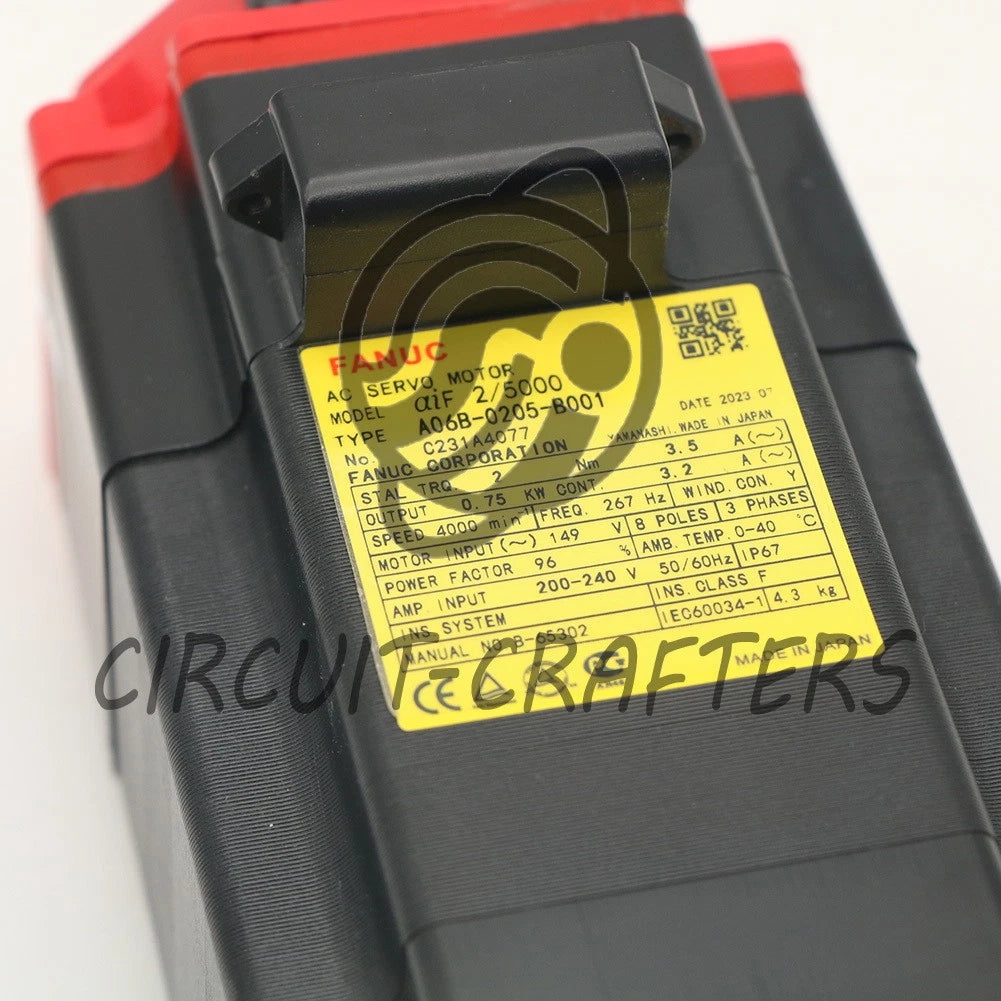 1PCS Fanuc Servo Motor A06B-0205-B001