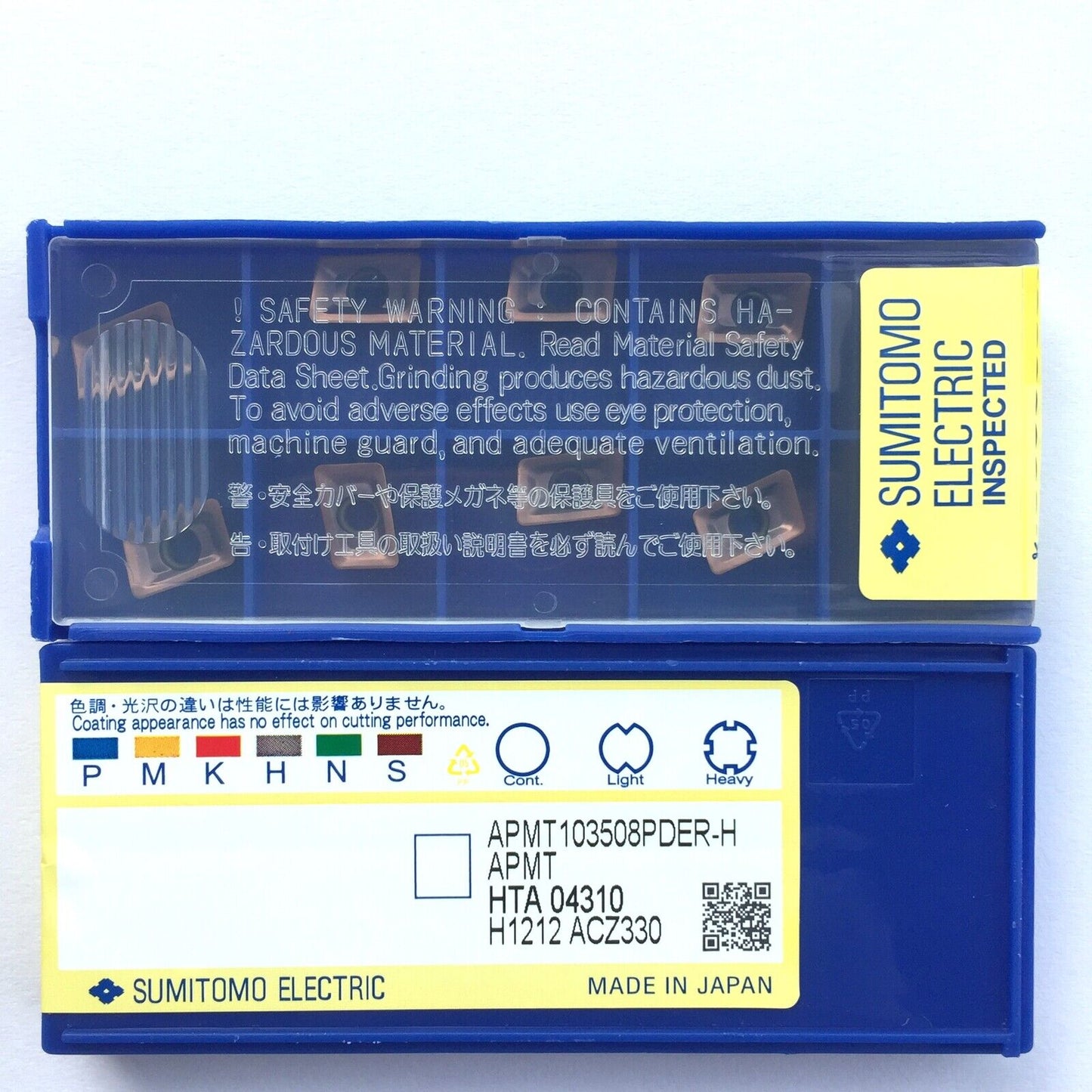 10PCS APMT103508PDER-H CNC Carbide Inserts for ACZ330 CNC Blade - SUMITOMO