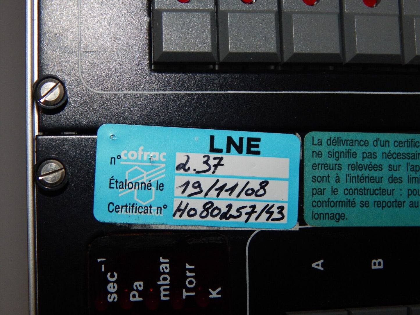 used MKS Instruments SRG-2 Spinning Rotor Vacuum Gauge Controller - MKS INSTRUMENTS