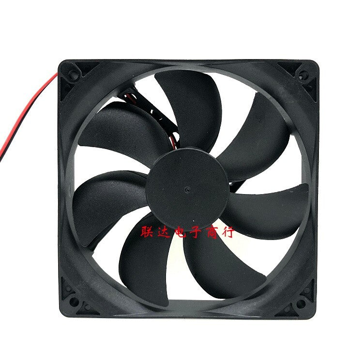 HENGLIXIN HD1225B12M 12V 0.30A 2-wire cooling fan 12025