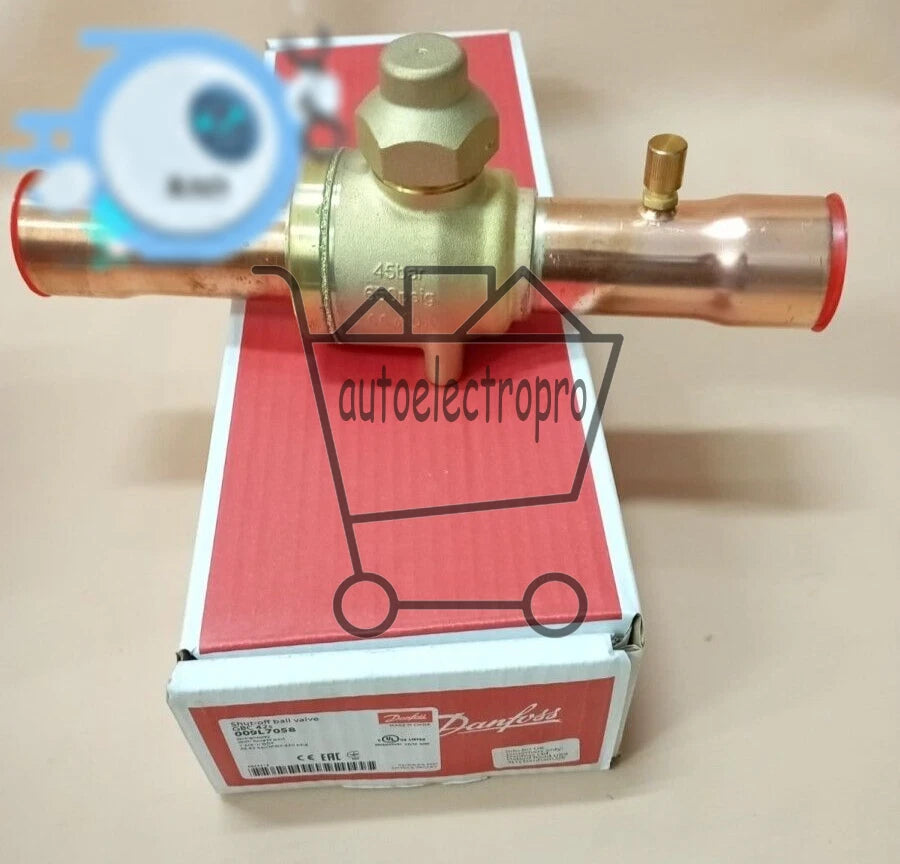1PC Danfoss 009L7058 Shut-off ball valve, GBC 42s,ODF, Inlet size 1 5/8in-