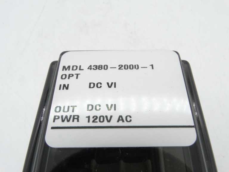 INVENSYS 4380-2000-1 Signal Conditioner - INVENSYS