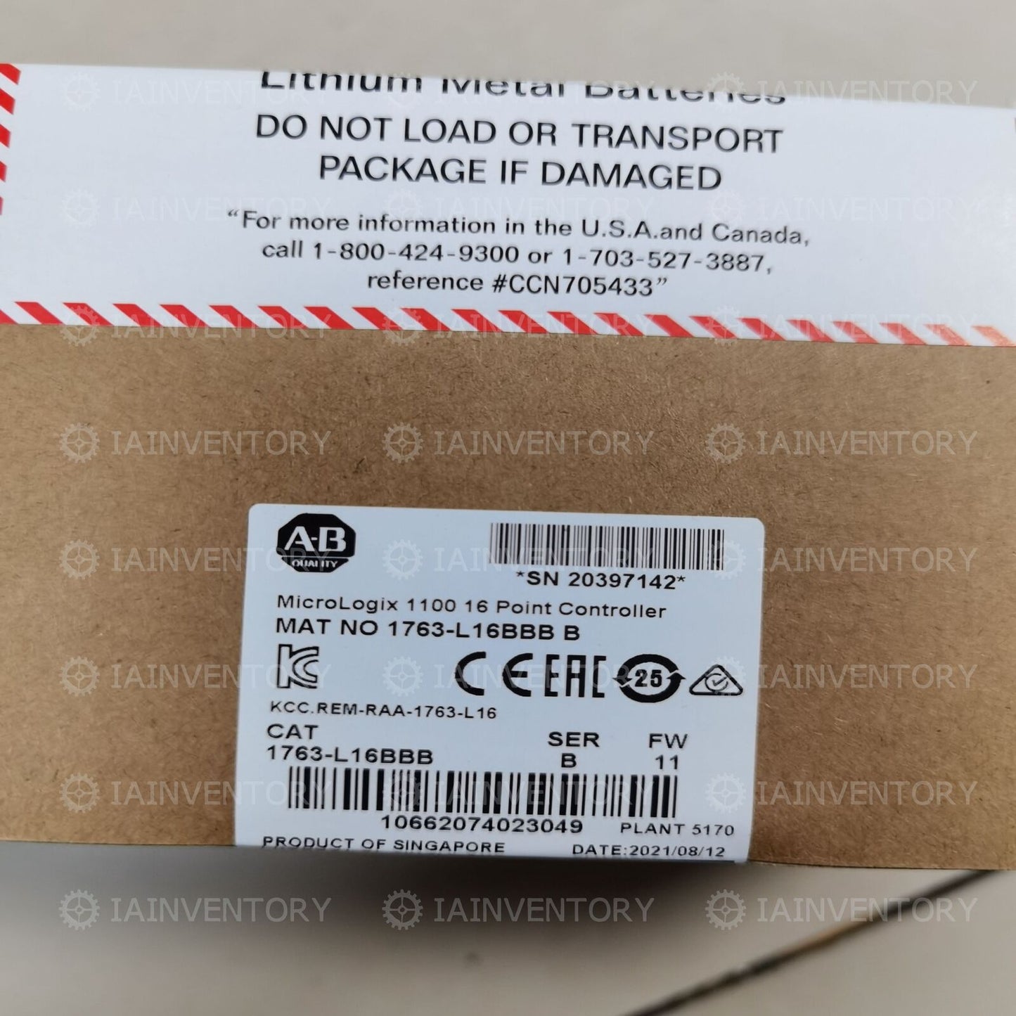 Allen Bradley 1763-L16BBB 1100 16 Point Controller - ALLEN BRADLEY