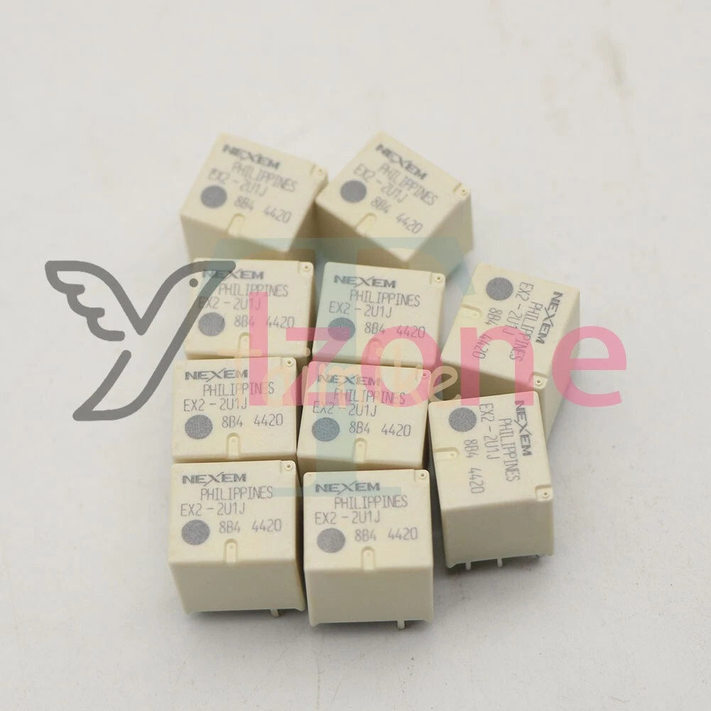 10Pcs NEC EX2-2U1J Automotive Relay 10 Pins 12VDC fix