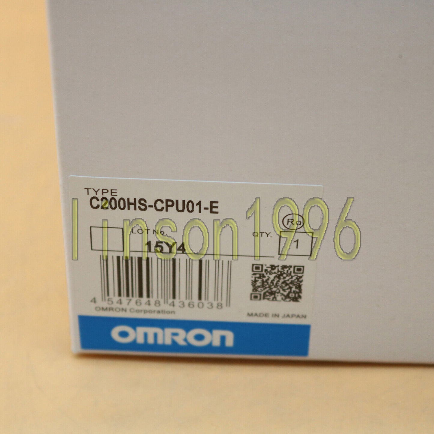 Omron C200HS-CPU01-E 1-Year Warranty Sensor - OMRON