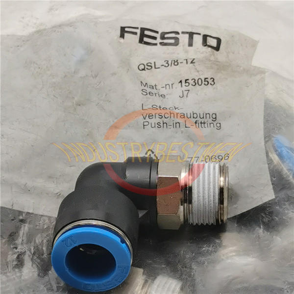 FESTO Push-In Fittings QSL-3/8-12 - FESTO