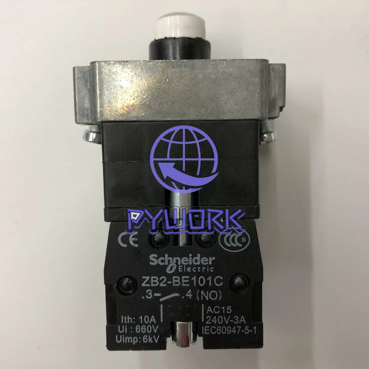 1PCS ZB2BWB11C 24V 1NO button Schneider