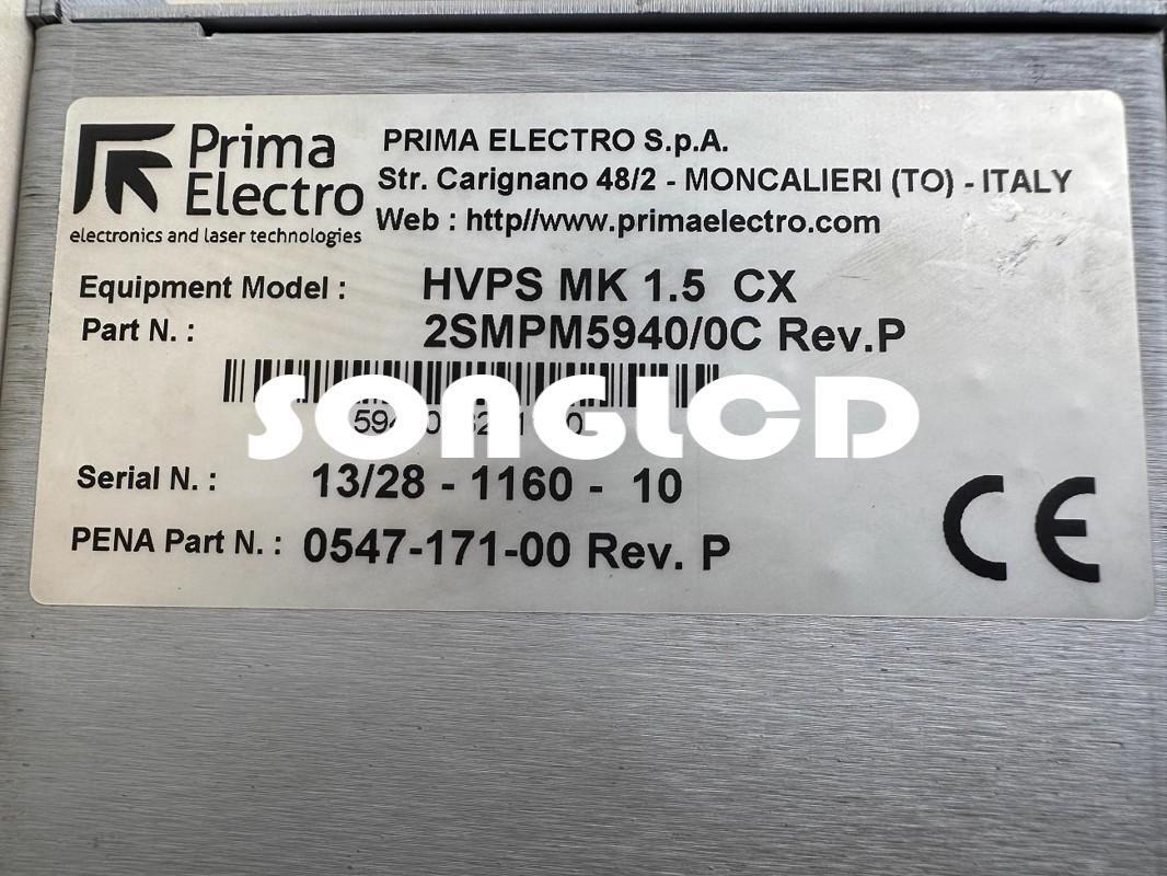 HVPS MK 1.5 CX 2SMPM5940/0C High Voltage Power Supply - VENDOR NAME