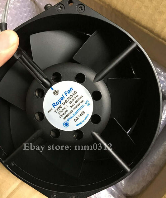 new 1PC ROYAL TAR76D-6D FAN 230V 43/40W full metal fan