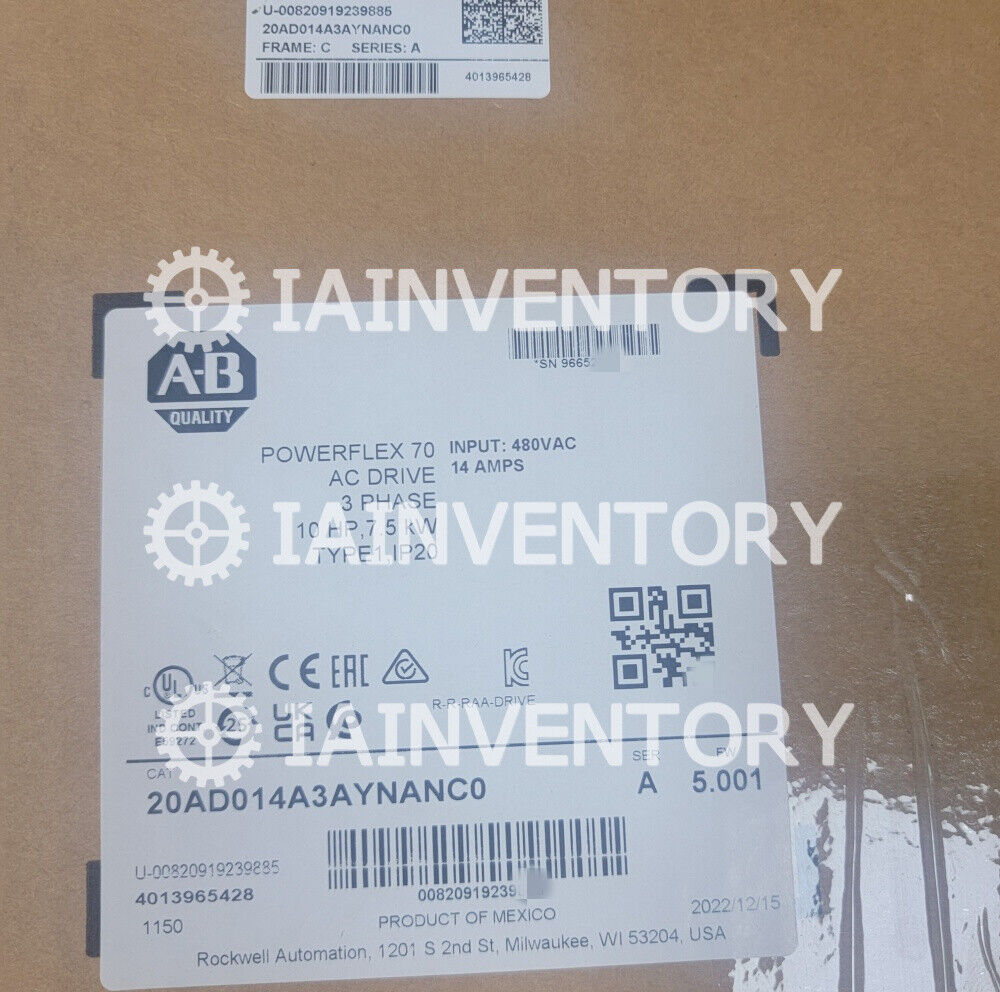 Allen-Bradley 20G11ND8P0JA0NNNNN Fast - ALLEN-BRADLEY