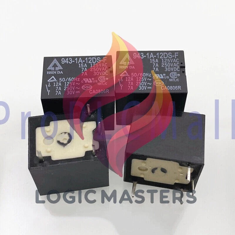 10PCS HSINDA 943-1A-12DS-F Power Relay 12VDC 4Pin 7A 250VAC~