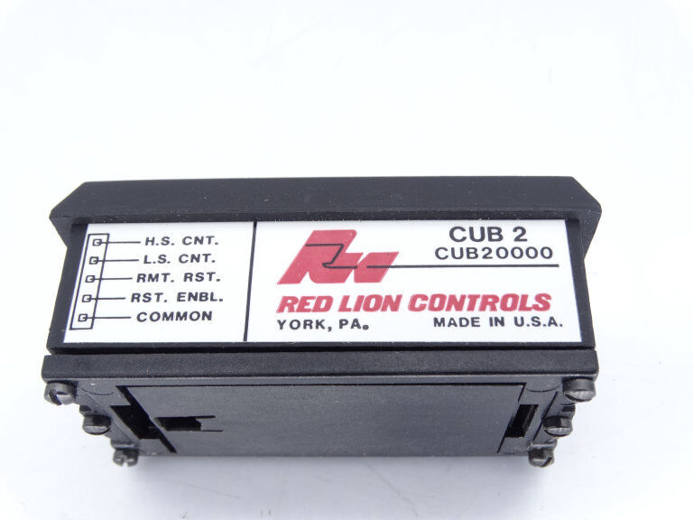 RED LION CONTROLS CUB20000 COUNTER | Digital Motion Counter with Motion Detection | CUB20000 Counter System | CUB20000 Motion Sensor | CUB20000 Counter for Motion Detection - RED LION CONTROLS
