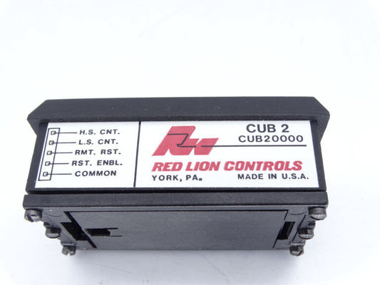 RED LION CONTROLS CUB20000 COUNTER | Digital Motion Counter with Motion Detection | CUB20000 Counter System | CUB20000 Motion Sensor | CUB20000 Counter for Motion Detection - RED LION CONTROLS