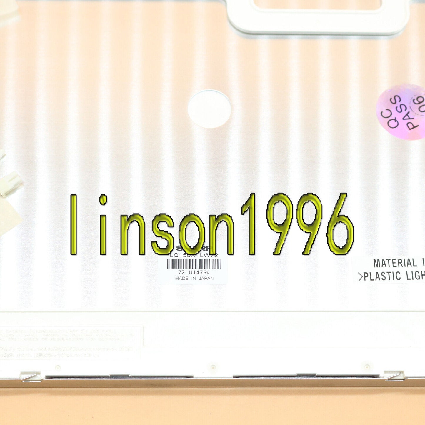 15''-inch LCD Screen Display Sharp LQ150X1LW72 – 1024x768 Fast Delivery - SHARP