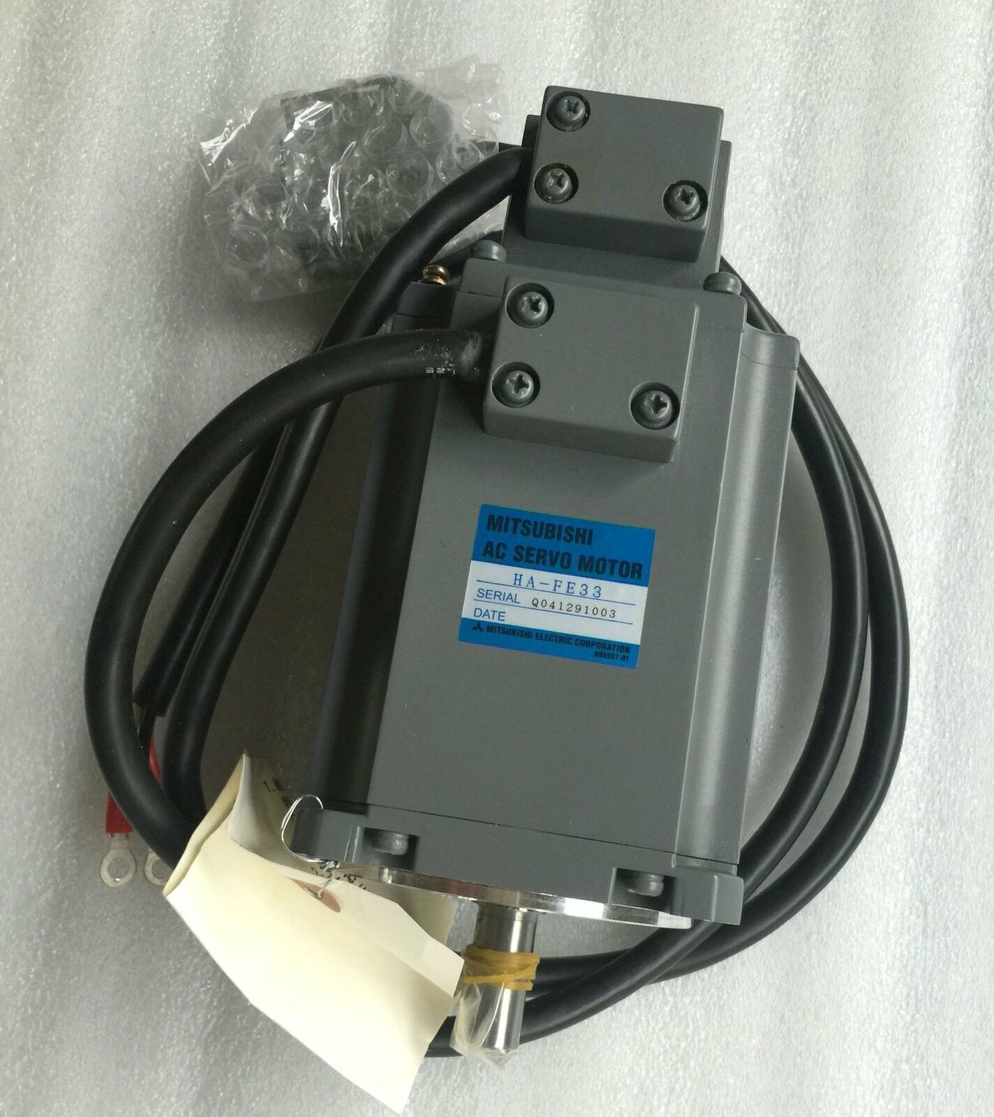 Used Mitsuboshi HA-FE33 servo motor in excellent condition - MITSUBISHI
