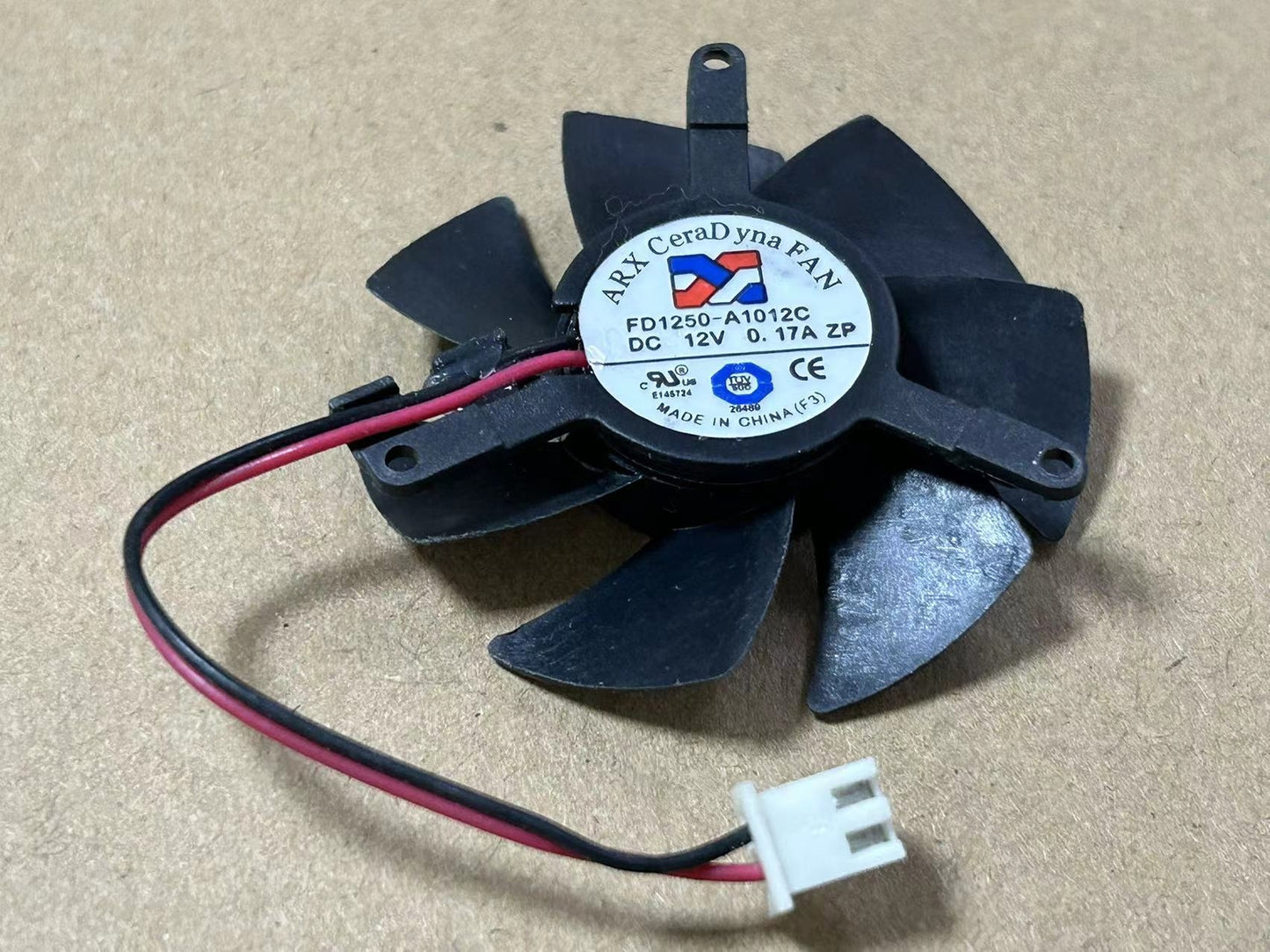 new FOR ARX FD1250-A1012C 12V 0.17A graphics card cooling fan